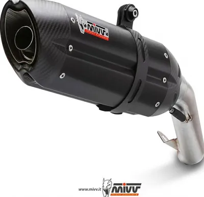 Obrázok produktu pre Výfukový systém Mivv "Suono Sport" s certifikátom ABE, kompatibilný s modelom Yamaha YZF-R3 (320)