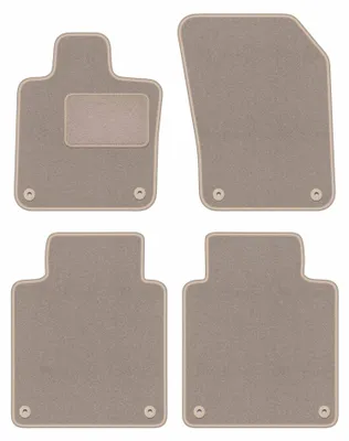 Productafbeelding van Velours automatten voor Volvo S90 II vanaf 2016 – 4-delig, beige, op maat – Wielganizator LUX