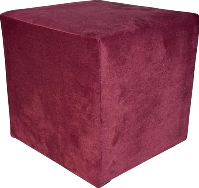 Obrázok produktu pre Velúrová stolička ELEMENT 40x40 cm štvorcová - ľahko udržiavateľná, nehorľavá čalúnená stolička do obývačky - fuchsiová