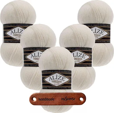 Produktbild von 5 x ALIZE Superlana Klasik 62 mit Label
