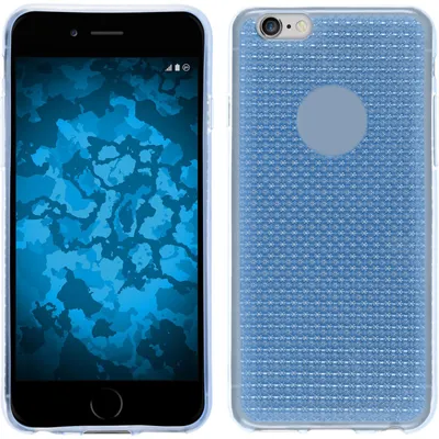 Produktbild von PhoneNatic Case kompatibel mit Apple iPhone 5 / 5s / SE - hellblau Silikon Hülle Iced + 2 Schutzfolien