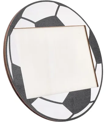 Fußball-Fotorahmen aus Holz, Tischrahmen 20 cm, für 5x7 Fotos