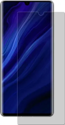 A screen protector is shown next to a smartphone.