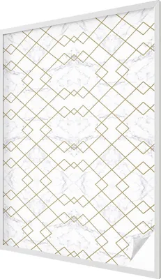Obrázok produktu pre Vitrážová fólia na okno - 146x100 cm - vitrážový vzor - nepriehľadná dekoratívna fólia na ochranu súkromia - samolepiaca, UV ochrana - geometrické línie
