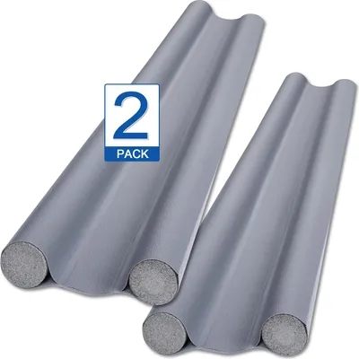Produktbild von 2er Set Türbodendichtung, Türdichtung für Schlafzimmer, Schallschutz, Wind-, Staub- & Insektenschutz, Grau