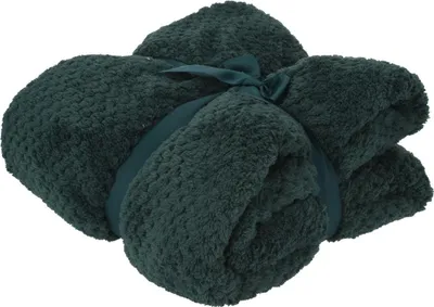 Produktbild von Polyester-Fleece-Decke Grün - 130 X 170 cm