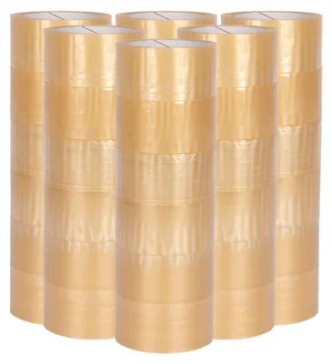 Verpackungsklebeband transparent 50 mm x 66 m, 36 Rollen
