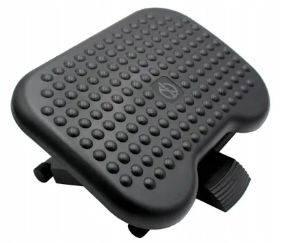 Immagine prodotto di Verotech 70003: poggiapiedi ergonomico per ufficio, con altezza regolabile e funzione massaggio