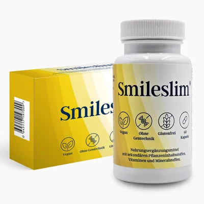 Produktbild von Smileslim Nahrungsergänzungsmittel, 60 Kapseln, vegan & glutenfrei