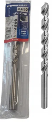 Produktbild von Rawlplug Verlängerter HSS-Bohrer 10mm Metall Aluminium Blech