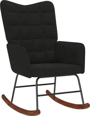 Obrázek produktu pro Houpací křeslo černé samet