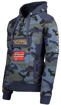 Obrázok produktu pre Geographical Norway GYMCLASS MEN CAMO 100 (WT1663H/GN/MILITARY BLUE) WT1663H/GN/MILITARY BLUE