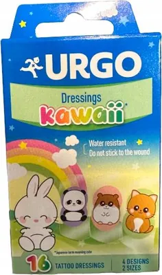 Produktbild von URGO KAWAII Pflaster für Kinder 16 Stück