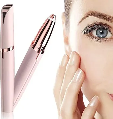 Produktbild von Eyebrow Epilator Trimmer wiederaufladbare Frauen Gesichtsbehaarungshaarentferner Frauen, USB -Rasurreinigungsbürste LED Light