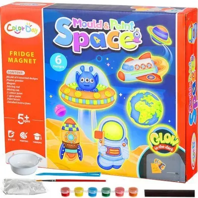 Obrázek produktu pro Výroba magnetek - DIY - vesmír - Kreativní sada - (K134450)