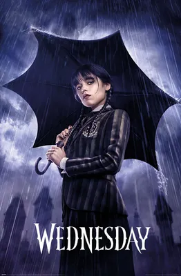 Produktbild von Empireposter Poster Netflix Serie Wednesday Downpour lizenziert 61x91,5 cm