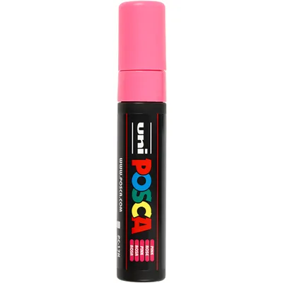 Produktbild von POSCA uni PC-17K, 1 Stück(e), Pink, Meißel, Schwarz, Pink, 1,5 cm, Tinte auf Wasserbasis