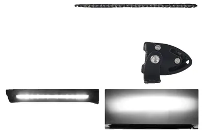 Image de Barre lumineuse, éclairage combiné, construction étanche, 50 pouces, une rangée