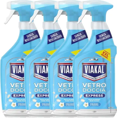 Produktbild von Antikal Duschreiniger Sprühflasche gegen Kalk und Schmutz, 4er Vorratspack