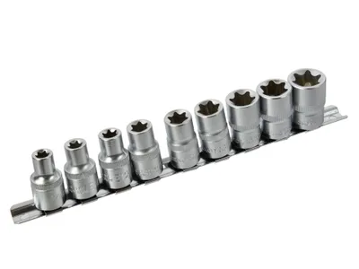 Obrázok produktu pre Nástrčné kľúče 1/2" vnútorný torx 10ks E10 – E24 06614