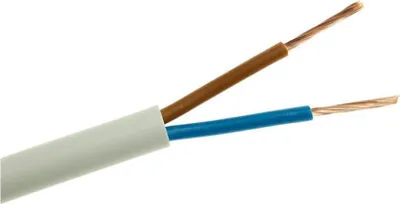 Immagine prodotto di Cavo per canaline H03VV-F (OMY) 2x1 bianco 300/300 V /100 m/
