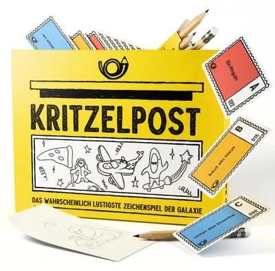 Produktbild von Kritzelpost Das lustige Zeichenspiel
