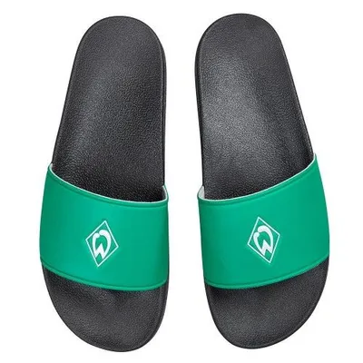 Produktbild von SV Werder Bremen Badelatschen Raute Fussball Schwarz/Grün-45