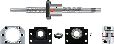 Obrázek produktu pro sada kuličkových šroubů 16 mm, podpěra BKBF12, pouzdro matice DSG16H, sada SFU1605, 1000 mm