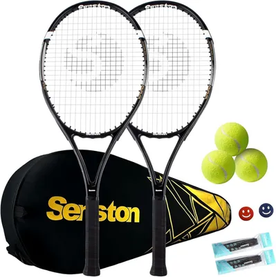 Produktbild von Tennisschläger für Erwachsene, 27 Zoll, Set für 2 Spieler