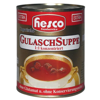 Immagine prodotto di Hesco Zuppa di gulasch ungherese extra concentrata pronta per il consumo 850ml
