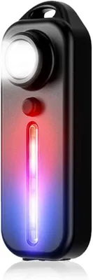Immagine prodotto di Luci posteriori per bicicletta, WASAGA: potenti luci LED ricaricabili tramite USB, luci posteriori impermeabili per bicicletta, set di luci posteriori per bicicletta, avviso per casco