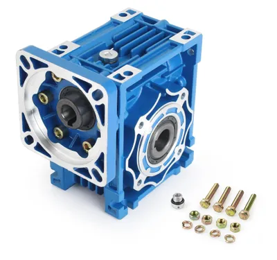 Schneckengetriebe 40:1 RV40, Aluminium, für Nema34 Motor
