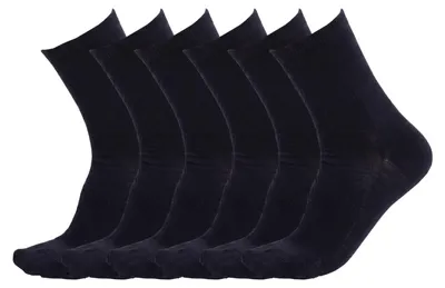 Immagine prodotto di Kisses&Love, 6 paia di calzini in cotone da donna, alte al polpaccio, modello S25609, Immagine generata dall'IA
