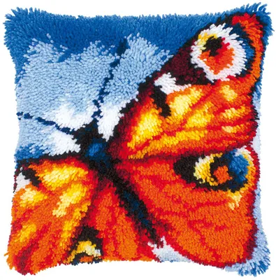 Produktbild von Vervaco PN-0014174 Knüpfkissen Motiv Schmetterling
