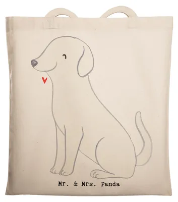 Produktbild von Mr. & Mrs. Panda Shopping Tasche Labrador Moment - Transparent - Geschenk, Tote Bag, Einkaufstasche, Einkaufstüte, Jutebeutel, Laptoptasche