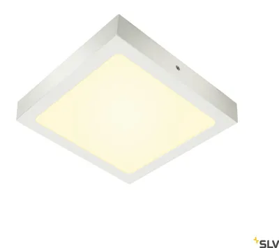 Obrázok produktu pre SLV 1003019 SENSER 24 LED povrchové stropné svietidlo hranaté biele