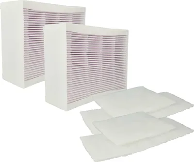 Produktbild von vhbw 6-teiliges Filter-Set Ersatz für Vallox 27, 2505 für Lüftungsgerät - Grobstaubfilter, Feinstaubfilter