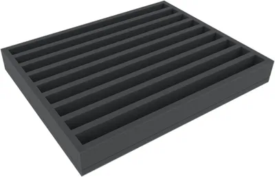 Produktbild von 40 mm Schaumstoffeinlage mit 9 Fächern für Modelle und Miniaturen