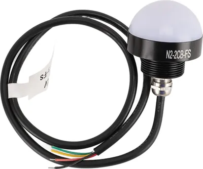 Image de lampe d'avertissement industrielle 24V LED ronde étanche 3 couleurs pour machine-outil CNC
