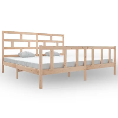 Produktbild von vidaXL Massivholzbett Kiefer 200x200 cm