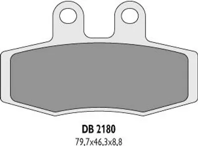 Obrázek produktu pro Brzdové Desky Kh132 – Náhrada Za Db2180Mx-D A Db2180Qd-D