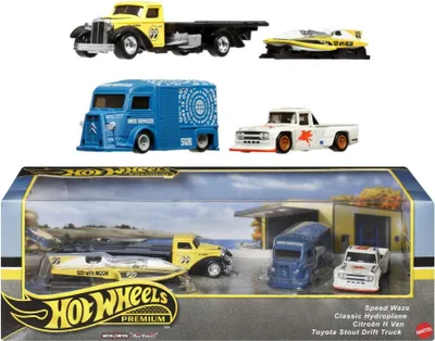 Immagine prodotto di Confezione multipla MATTEL HW Premium di veicoli da collezione GMH39