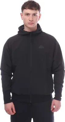 Image de Adidas - "Z.N.E." Hoodie avec fermeture éclair sur toute la longueur pour homme tissu tissé GT6176 (XL) (Noir)