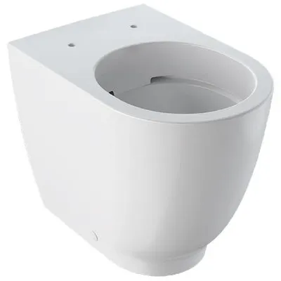 Produktbild von Geberit Stand-Tiefspül-WC ACANTO erhöht wandb. geschl. For Rimfree we KT