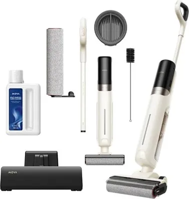 Obrázok produktu pre MOVA K30, Tyčový vysávač 2 v 1, Bezvreckové, Čierna, Biela, Suché a mokré, Filtrovanie, 76 dB