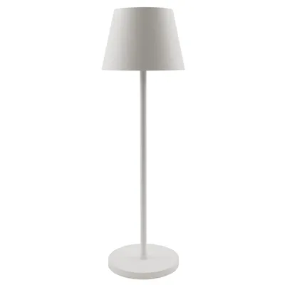 Zdjęcie produktu dla Lampa stołowa LED ROLF KERN "Club" 38cm, biała, akumulator, ściemnialna