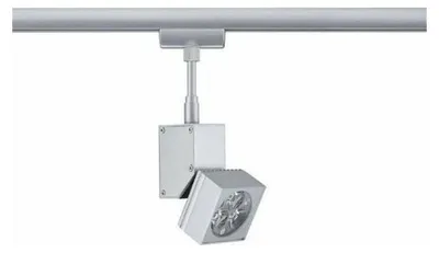 Immagine prodotto di Paulmann Sistema a binario URail Light&Easy, faretti LEDmanz1, 1x3W, cromo opaco, 230V, metallo