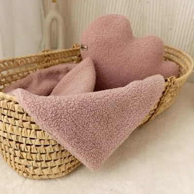 Produktbild von Muminky | Babydecke - 50x90cm - Rosa - Warm für Herbst-Winter