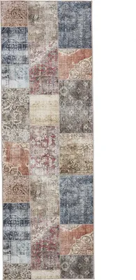 Produktbild von Interiyou Waschbarer Teppich Gent Multicolor 80x240 cm