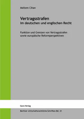 Zdjęcie produktu dla Vertragsstrafen im deutschen und englischen Recht